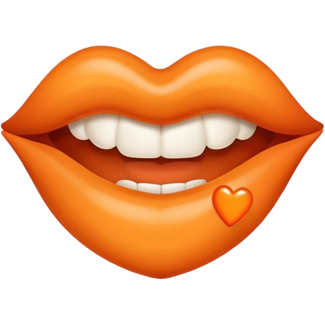 😚🫶🏼🧡 emoji