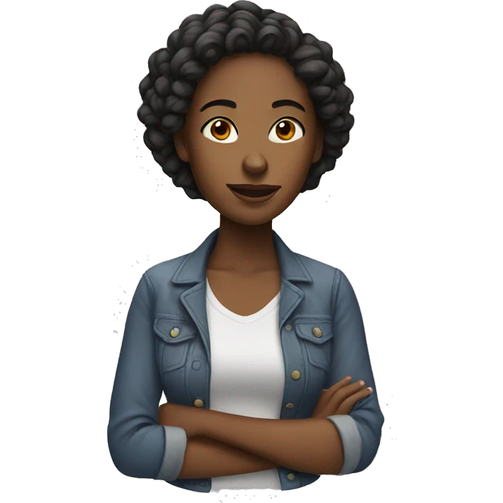 woman chill emoji