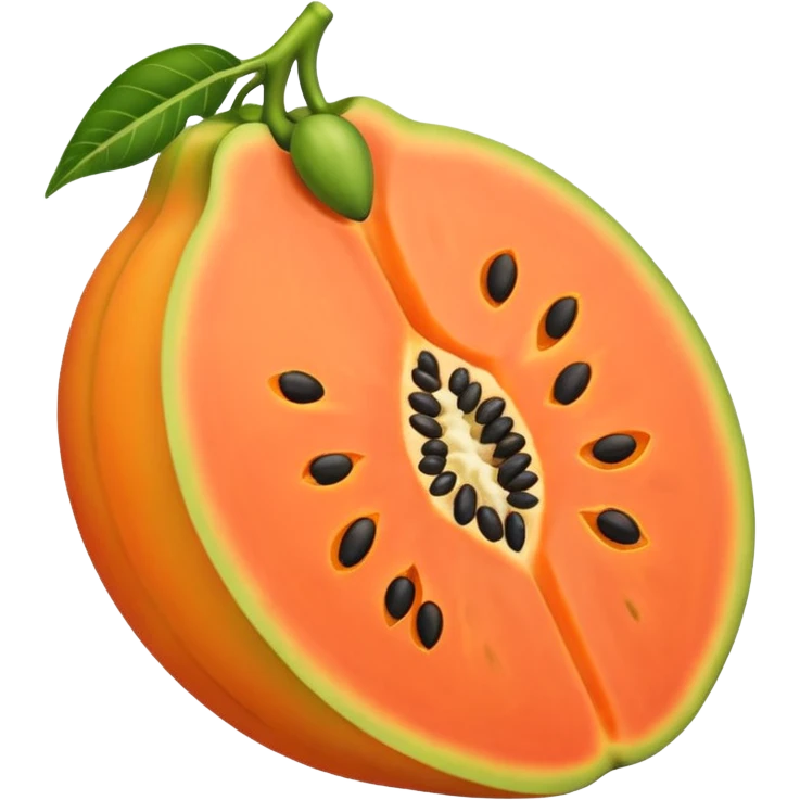 Papaya emoji