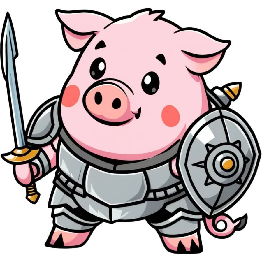 pig warrior emoji