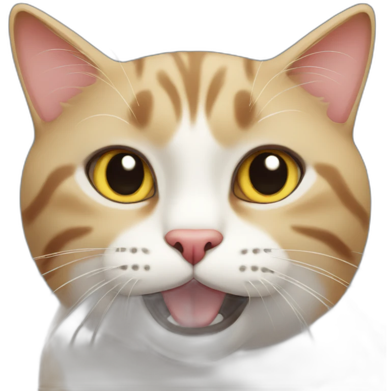 eager cat emoji