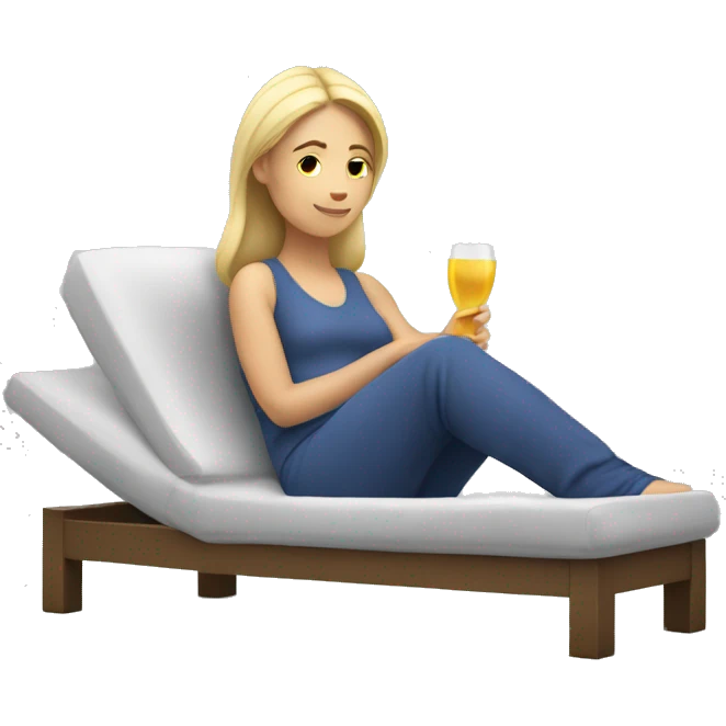 cAUCASIAN WOMAN RELAXING emoji