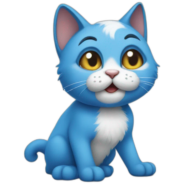 smurf cat emoji
