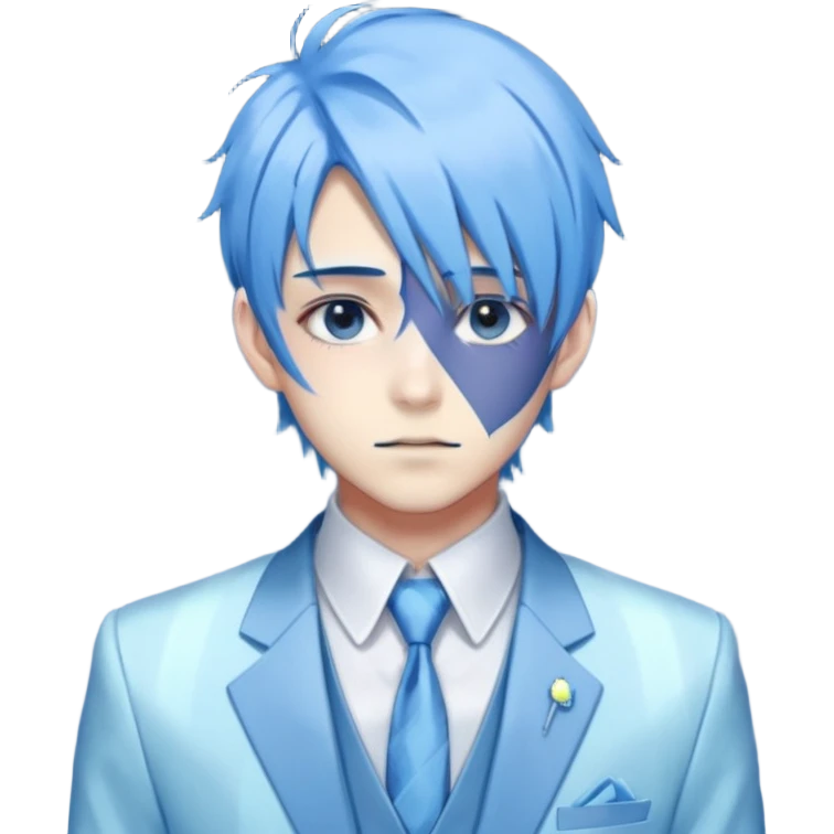 ethereal-pastel-transparent-translucent-gorgeous-spectral-dark-greyish-blue-whitish-gloomy-spectral-anime-poltergeist-man-with-blue-hair-with-a-beautiful-suit emoji
