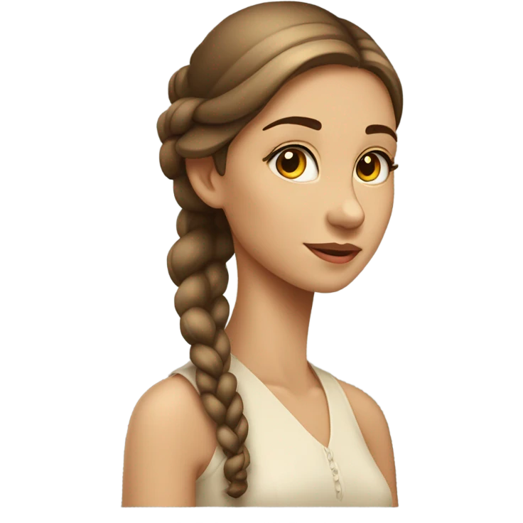 long neck girl emoji