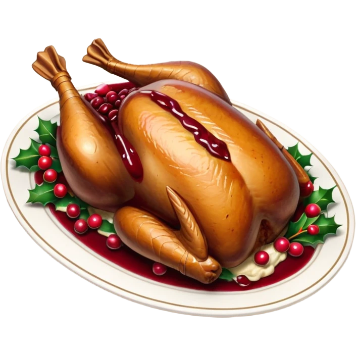 Christmas diner emoji