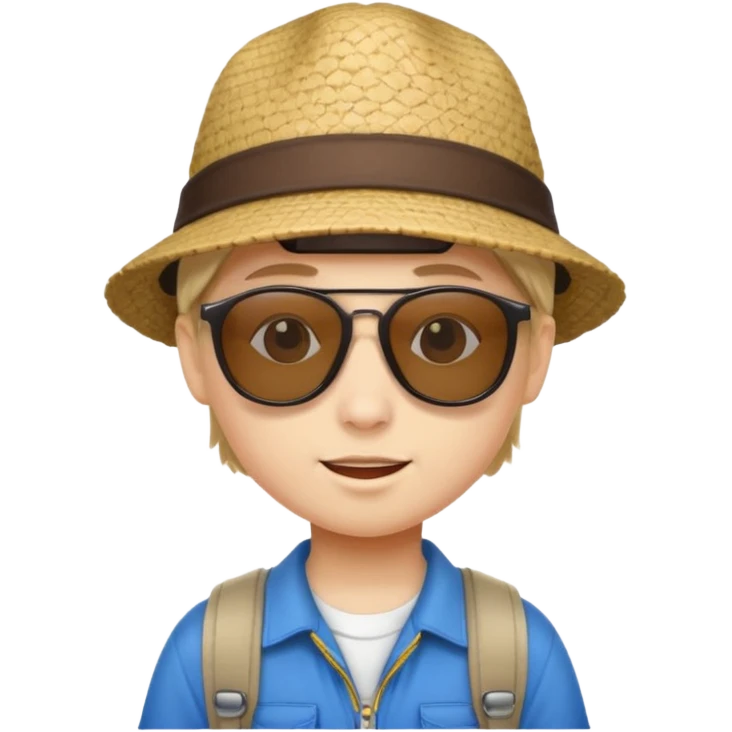 tourist kid emoji