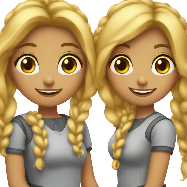 2 girls duo emoji