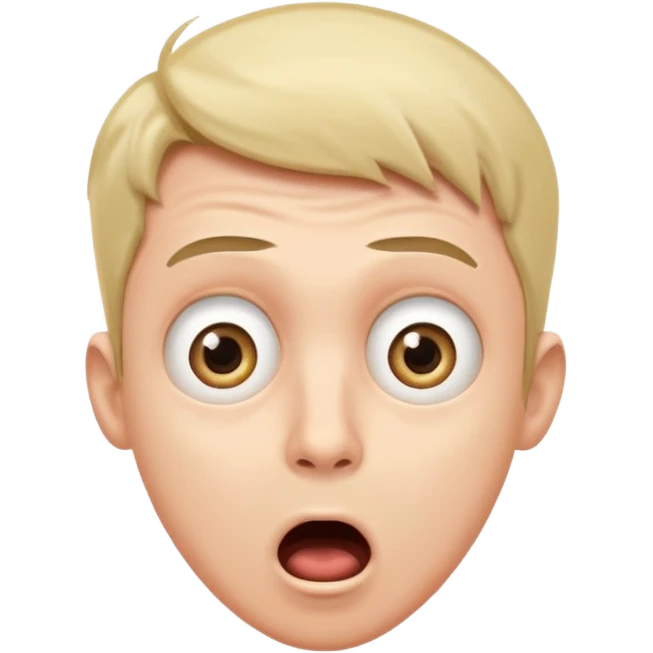 astonished man emoji