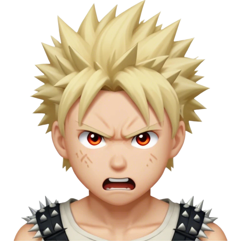 Katsuki Bakugo angry emoji