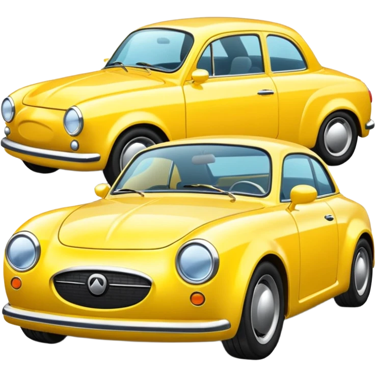 yellow car emoji