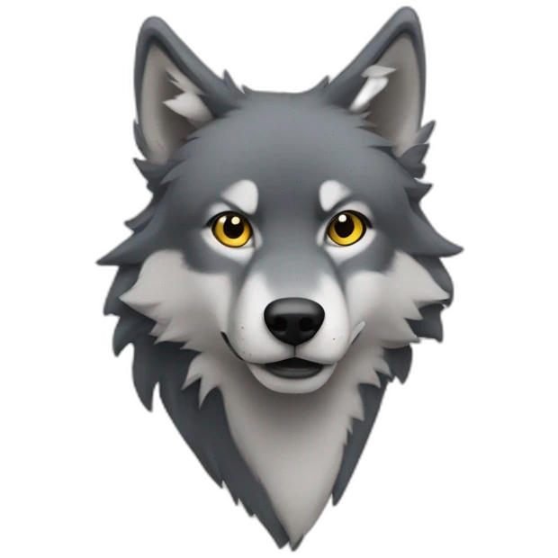 Loup des ombres emoji