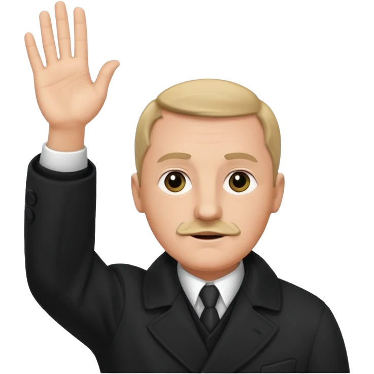 Adolf h qui fait le signe emoji