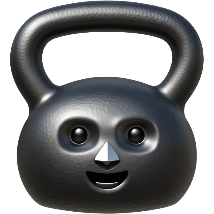 a weight in the form of a large rectangular kettlebell emoji