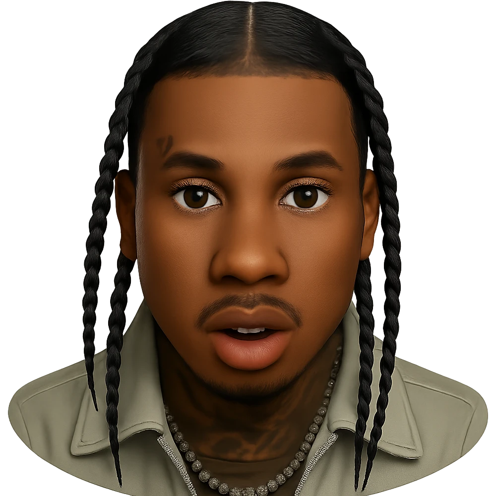 Convert this photo into a realistic emoji closely resembling the original person with detailed facial features and natural skin tones. Remove the background entirely, isolating the subject on a transparent background. emoji