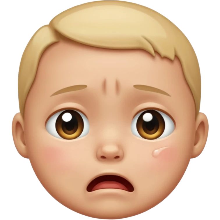 Baby cry emoji