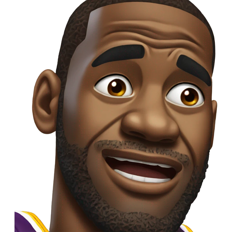 LeBron James crying emoji