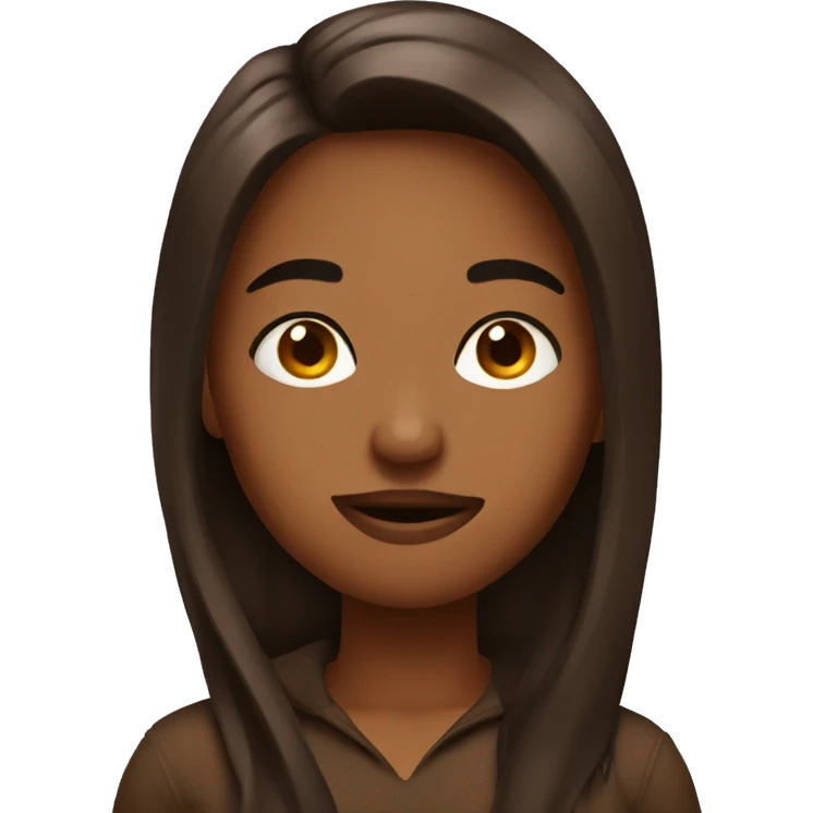 Brown baddie  emoji