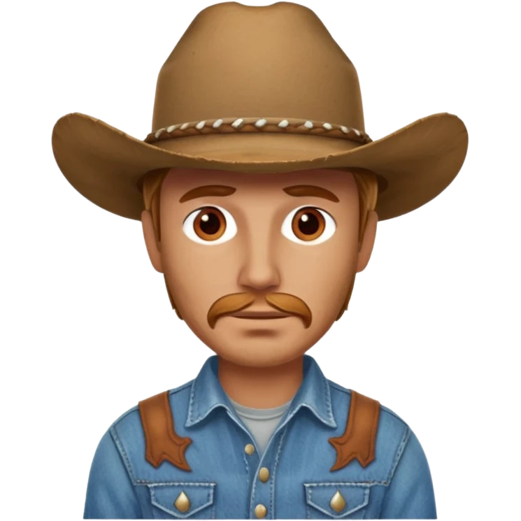 red cowboy emoji