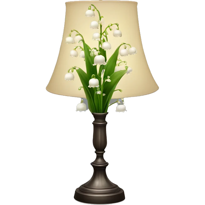 Lily of the valley lamp emoji