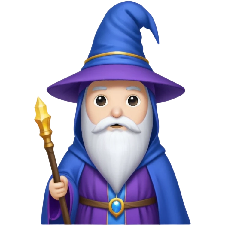 Penguin Wizard emoji