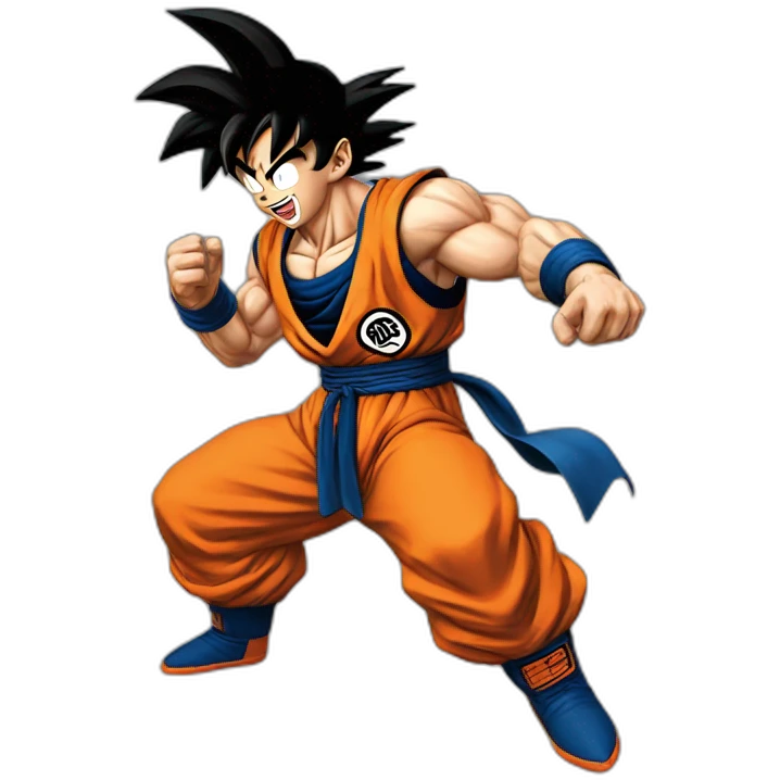 does goku clean nuts? emoji