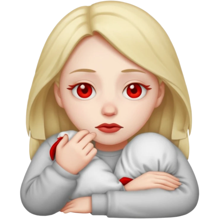 sleepy stoner girl emoji emoji
