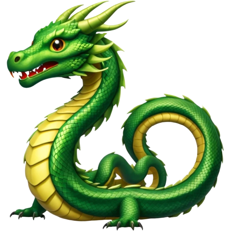 Serpent dragon  emoji