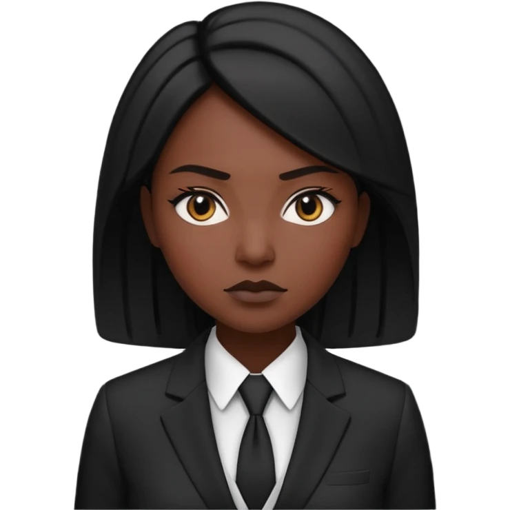 Business Photoshoot woman back and white emoji
