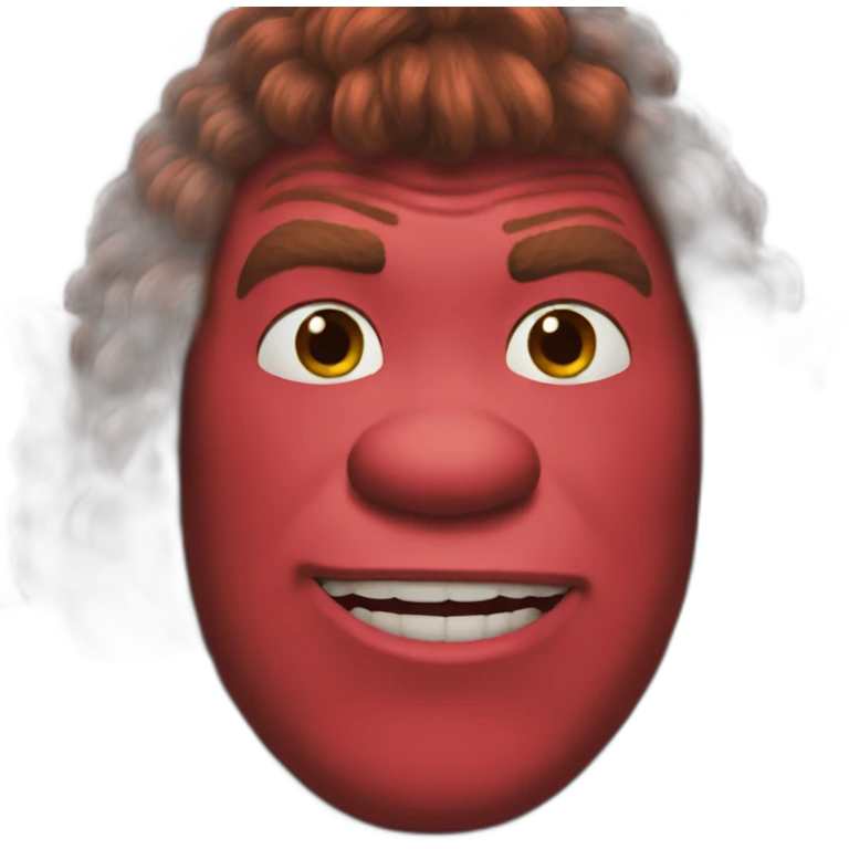 red-shrek emoji