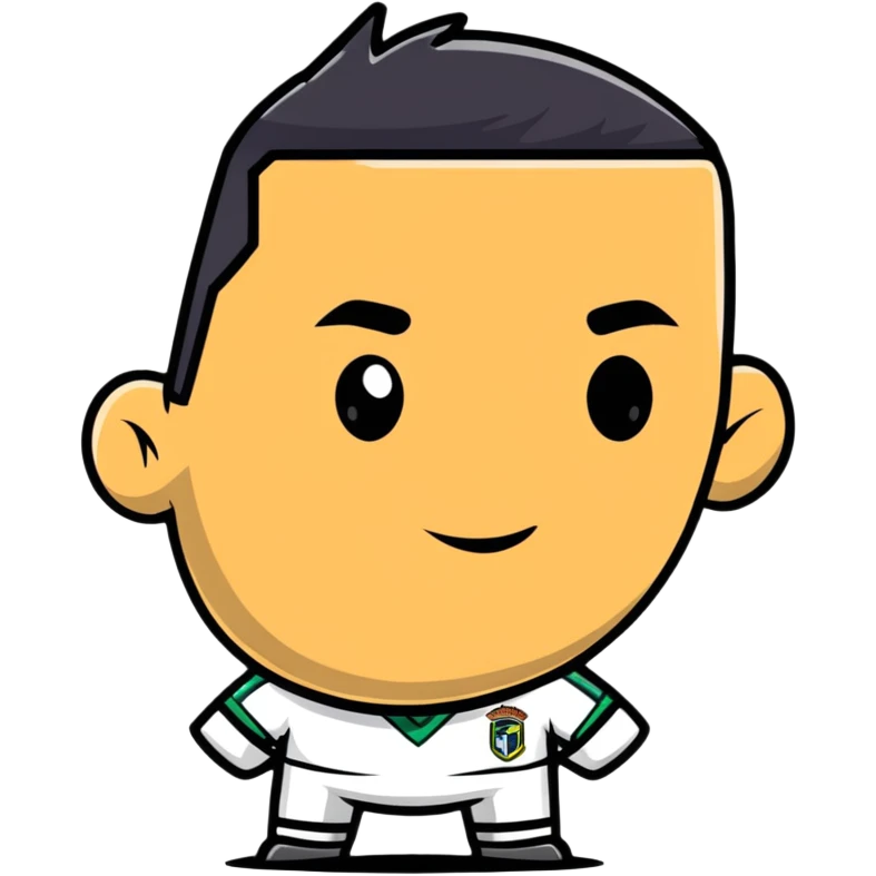 portrait of Ronaldo emoji