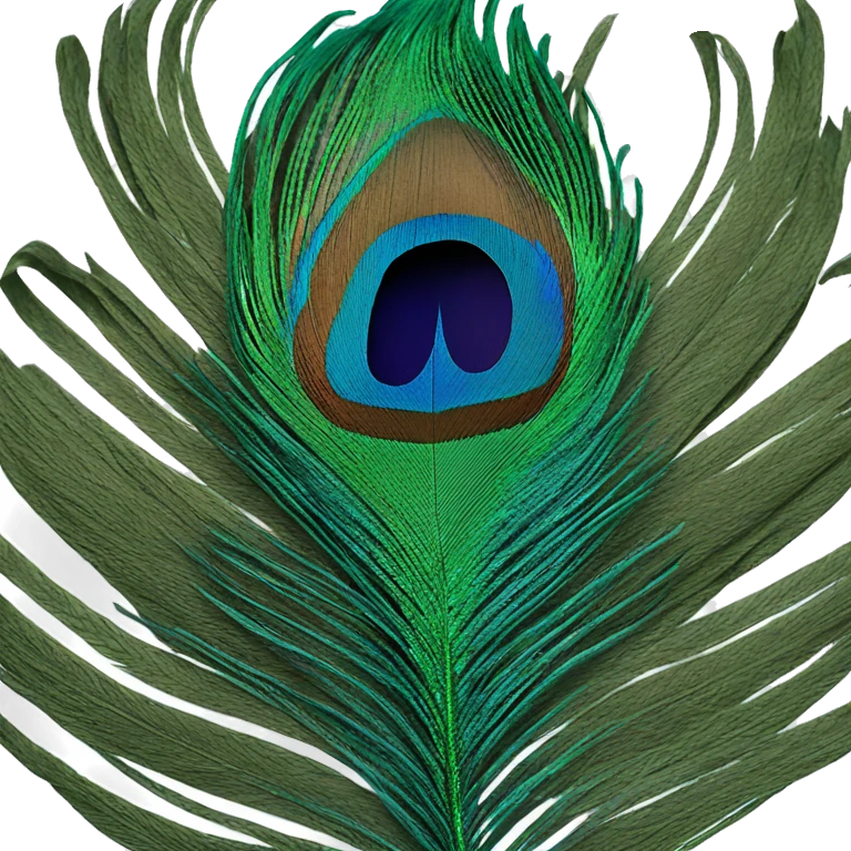 Peacock feather  emoji