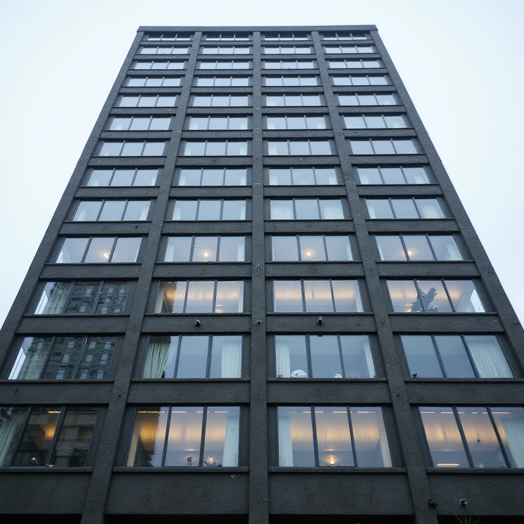 A realistic skyscraper with detailed windows and a modern design. emoji