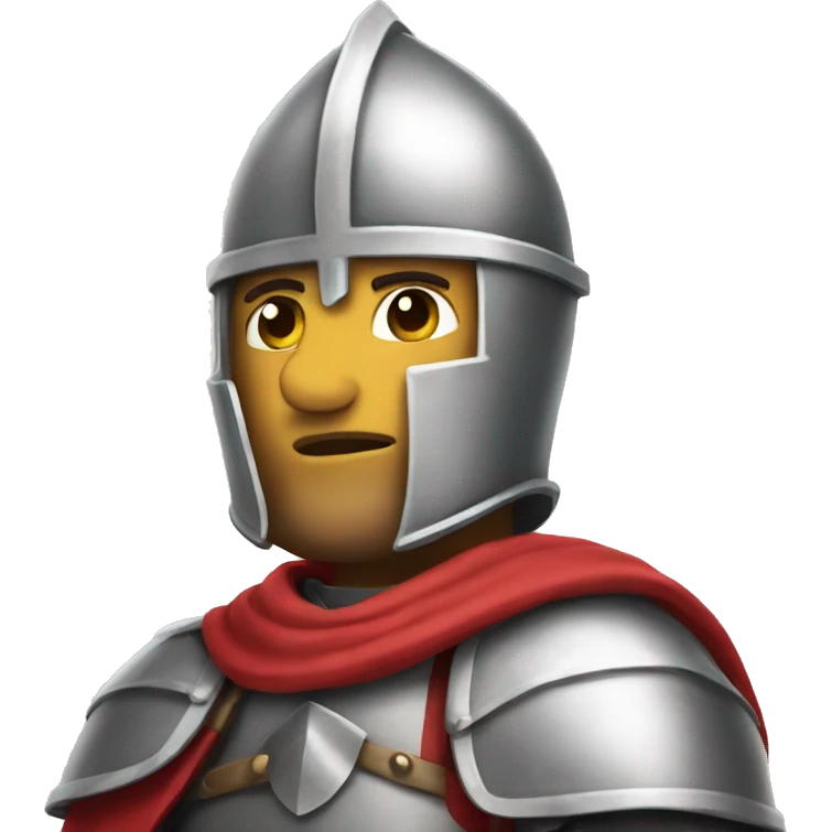 crusader knight  emoji