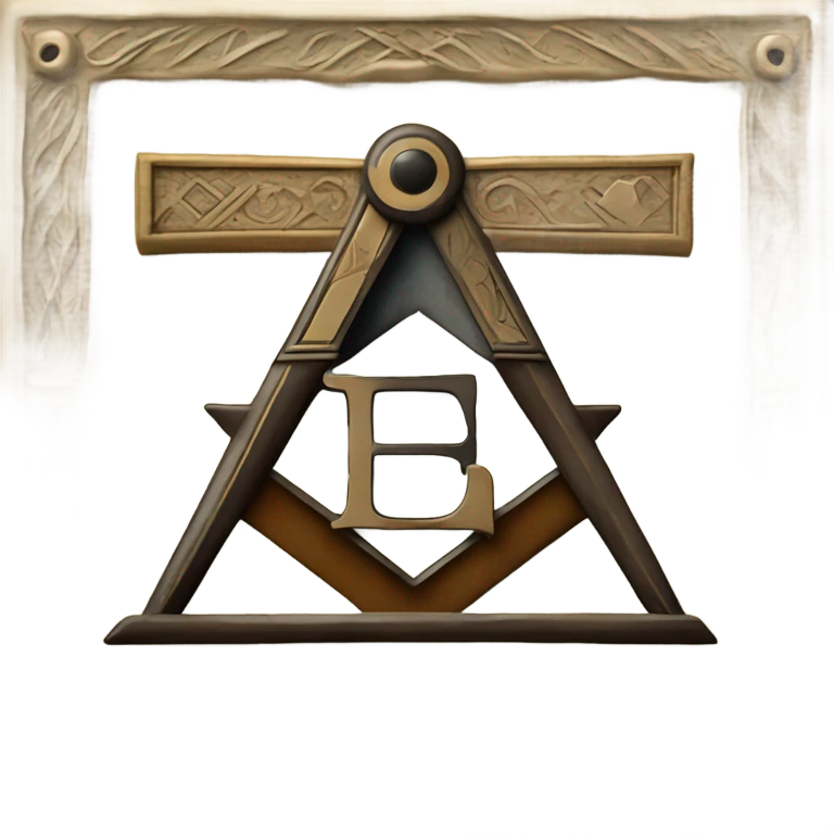 masonic symbol of the square and the charrette emoji