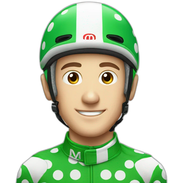 paul townend green polka dot jockey emoji