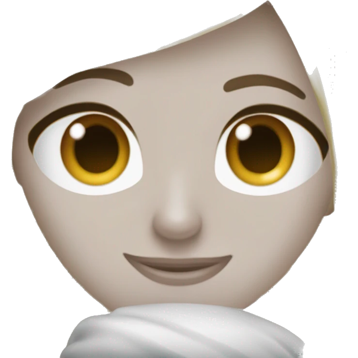 Сильно накрашенная девушка с большими губами emoji