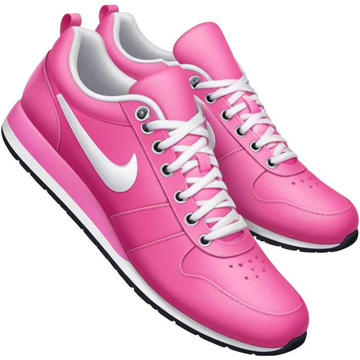 Pink gym shoess emoji