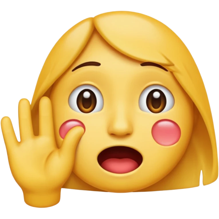 Tourne cet emoji 🤜 de -90 degrés et met le sur la bouche de cette emoji 😭 emoji