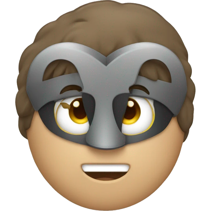 Kiwi med en ridhjälm emoji