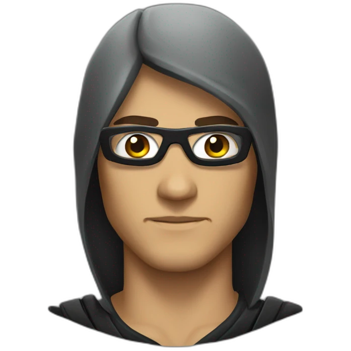 ninja assassin with glasses emoji