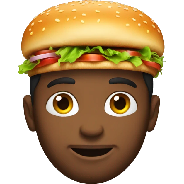 hamburger human emoji