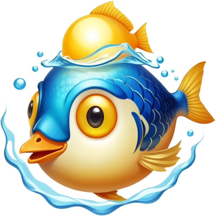 Chicken, luminous egg yolk, and bright fish floating around an ethereal open eye, whose pupil emits a golden ray toward the skin and surrounding cells. As the ray touches the body surface, layers of skin renew with warm light, revealing clarity, expanded vision, and an aura of renewal. emoji