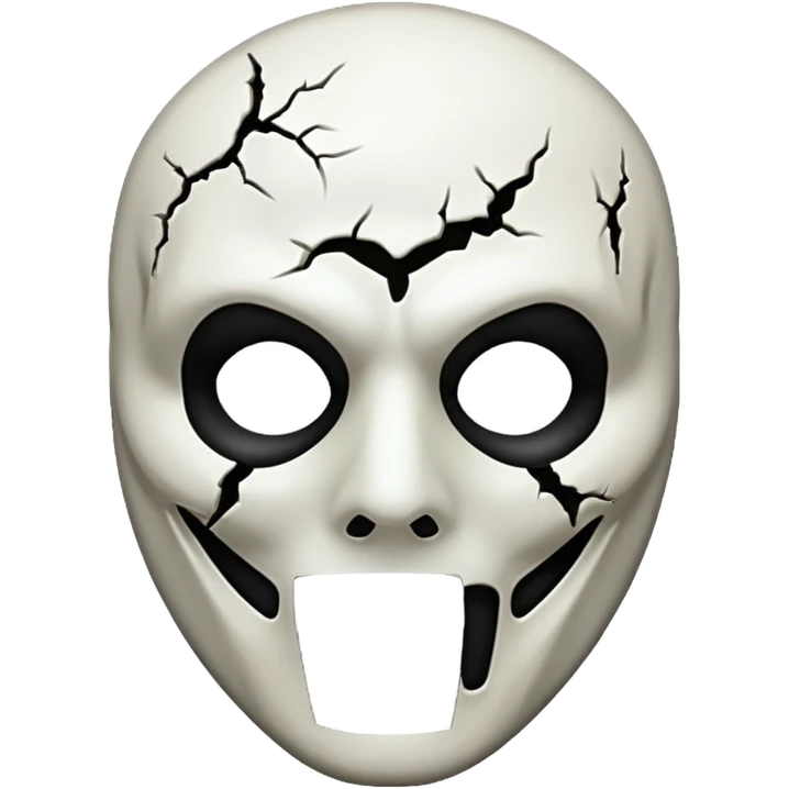 ghostface scream face emoji