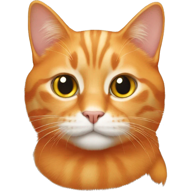 Orange cat emoji
