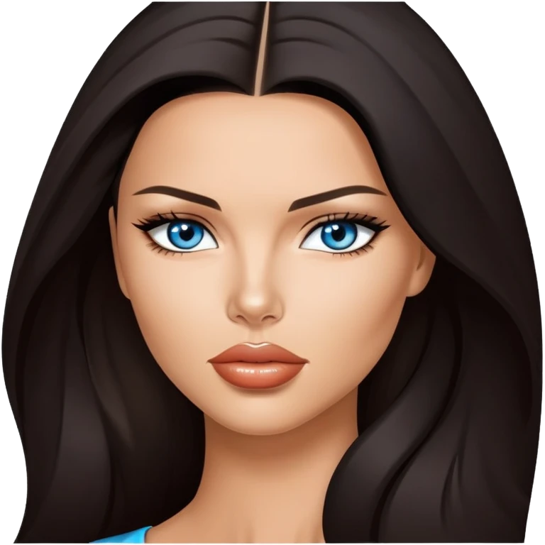 Adriana Lima, sky eyes emoji