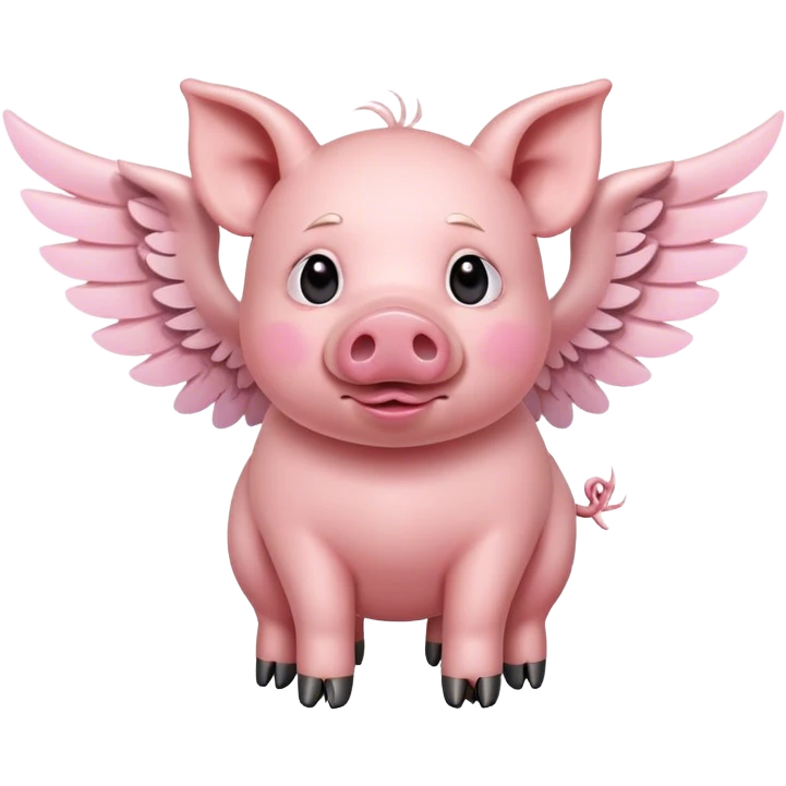 Pig with wings  emoji