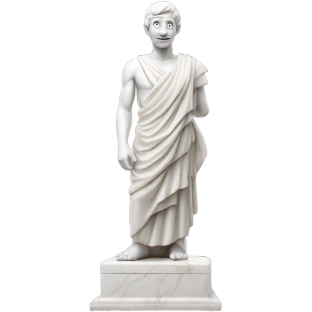 Me as a statue emoji