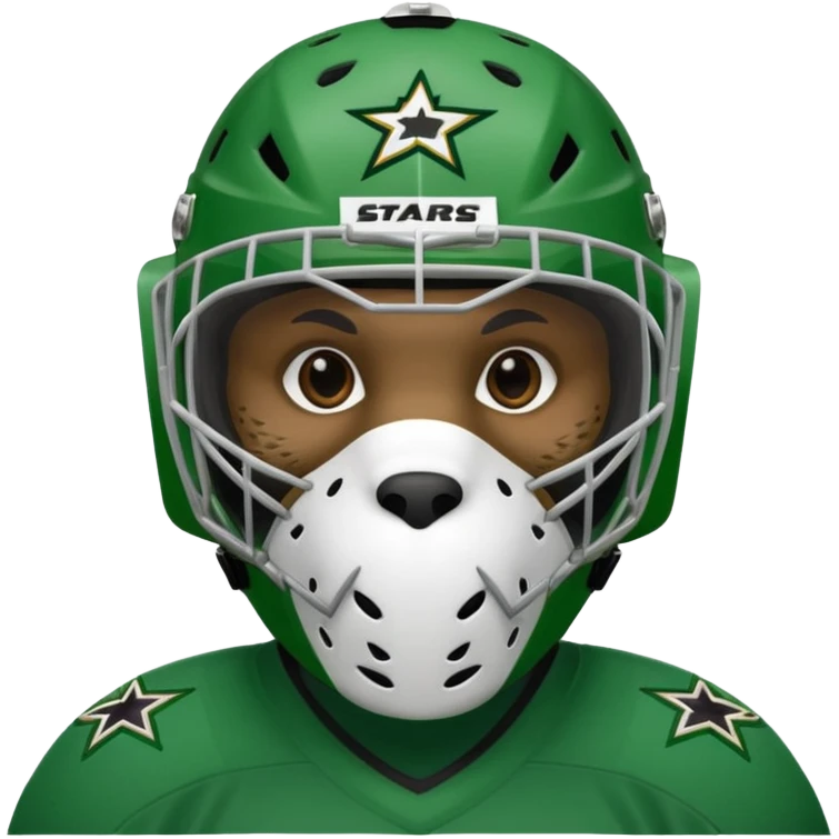 Otter Dallas Stars Goalie emoji