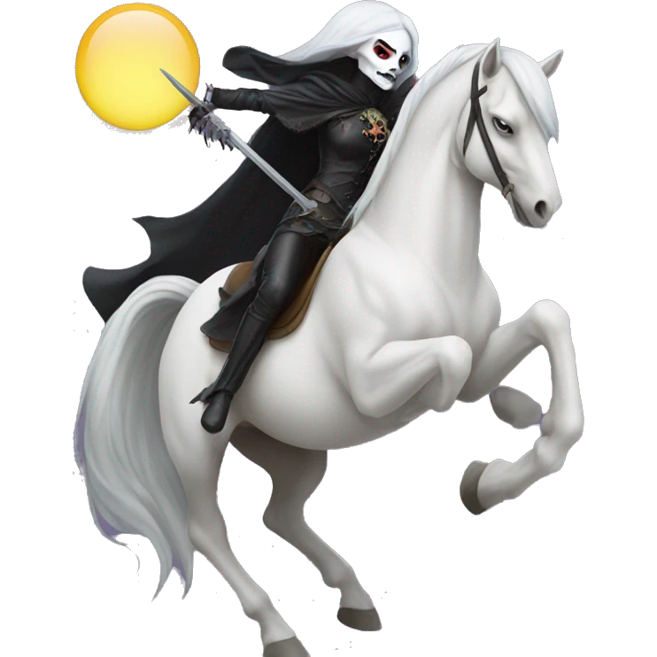 lady death on a pale horse emoji